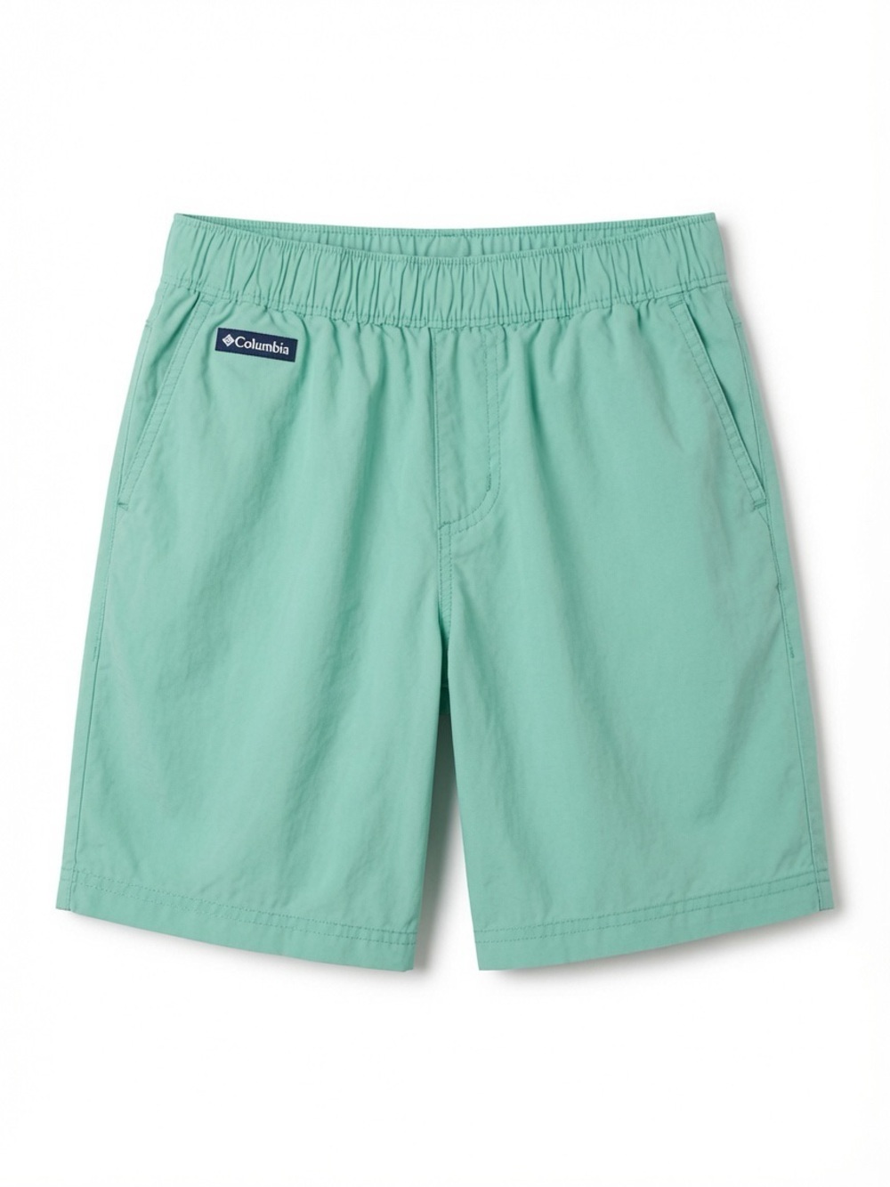 Columbia Boys Mint Green Athletic Shorts Size L 14/16 Like New
